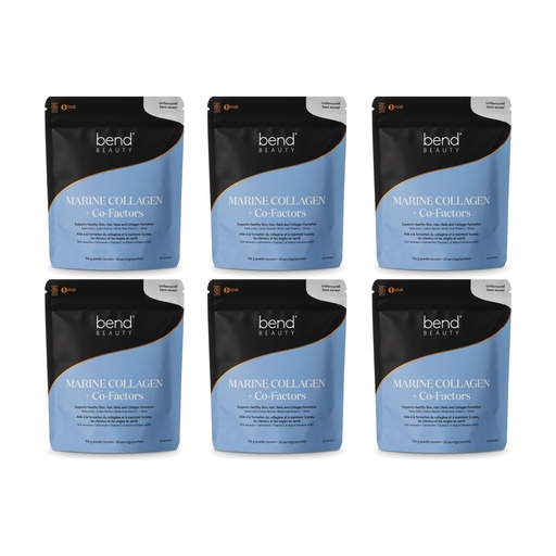 Bend Beauty Collagène Marin + Co-Facteurs Sans Saveur 146g x6