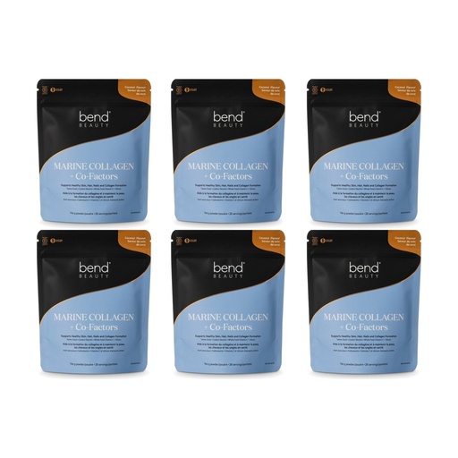 Bend Beauty Collagène Marin + Co-Facteurs Saveur Noix de Coco 146g x6