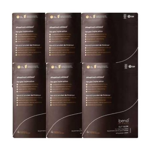 Bend Beauty Gut Glow Prébiotique 240g x6