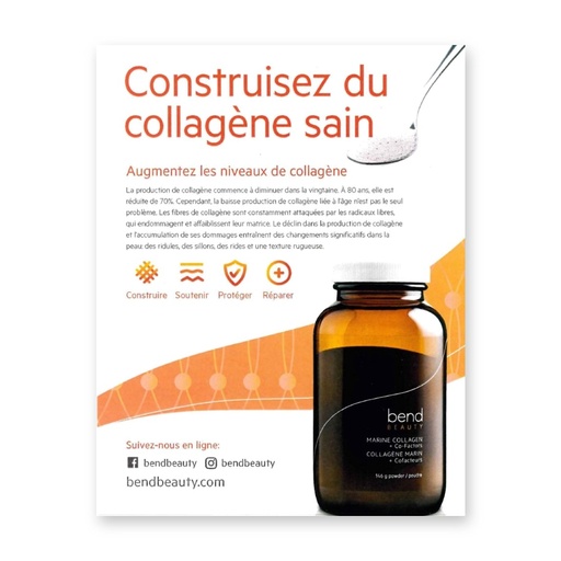 Bend Beauty Tente Affichette Collagéne MC FR