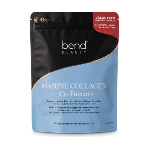 Bend Beauty Collagène Marin + Co-Facteurs Saveur de Fraise Format Économique 292g