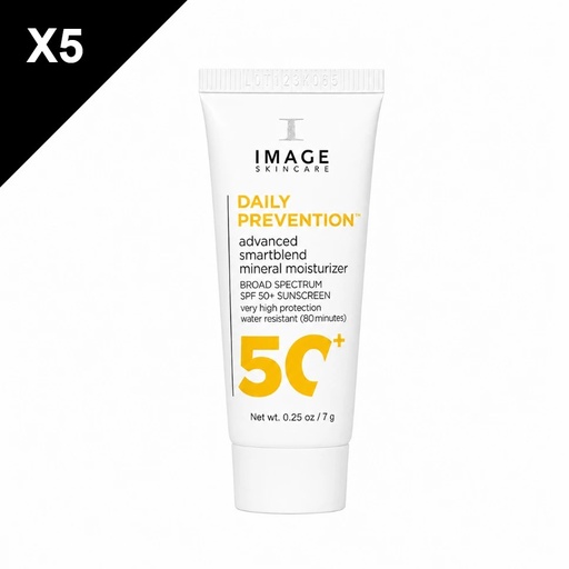  IS Crème Hydratante Minérale Avancé Smartblend FPS 50 ÉCHANTILLONS 5 x 7ml 