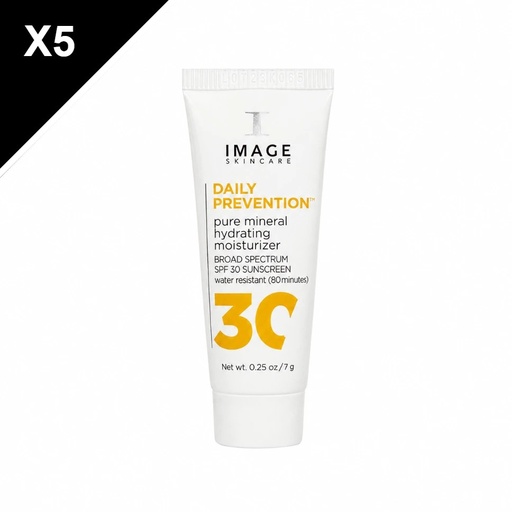 IS Crème Hydratante Minérale Pure FPS 30 ÉCHANTILLONS 5 x 7ml